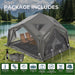 Coody Hub Shelter gray modular inflatable tent