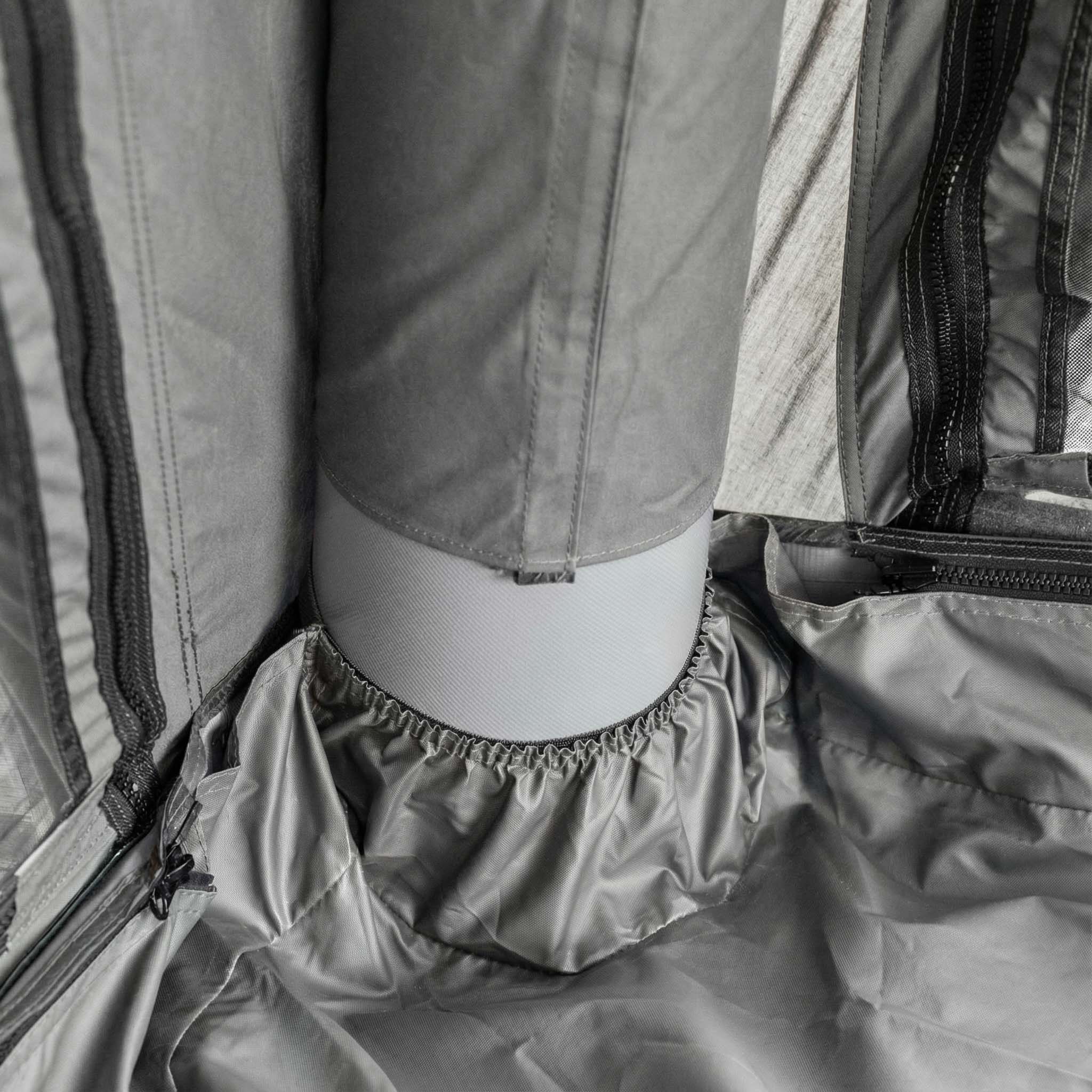 Coody Hub Shelter gray modular inflatable tent