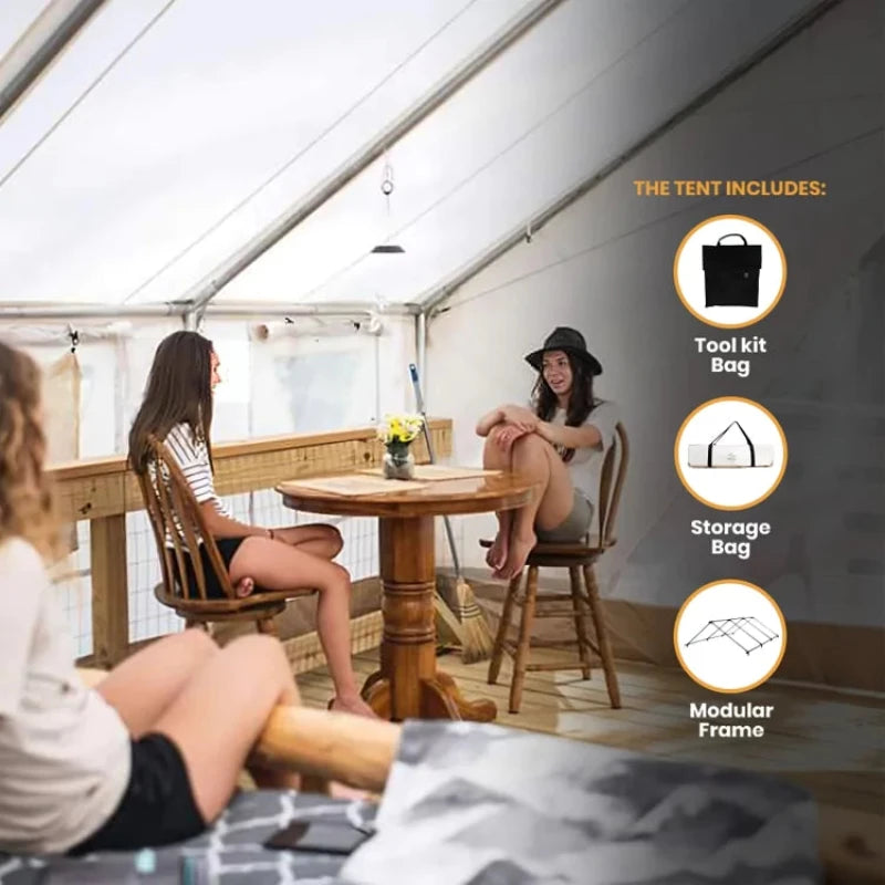 White Duck Outdoors Alpha Wall Tent 16'x20'