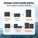 Jackery Battery Pack 1000 Plus showing expandable options with E1000 Plus and additional Battery Pack 1000 Plus units