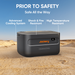 Jackery Battery Pack 1000 Plus with advanced cooling system, shock and fire resistant, high temperature resistant