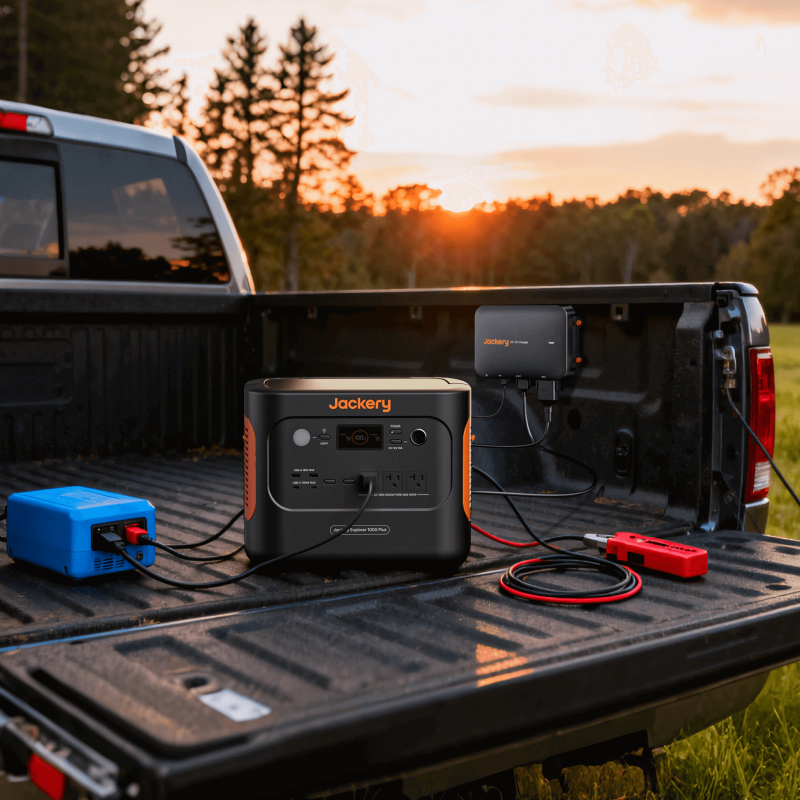 Jackery DC-DC Alternator Charger, IP40 dust-proof and -4 to 140 degrees Fahrenheit ready