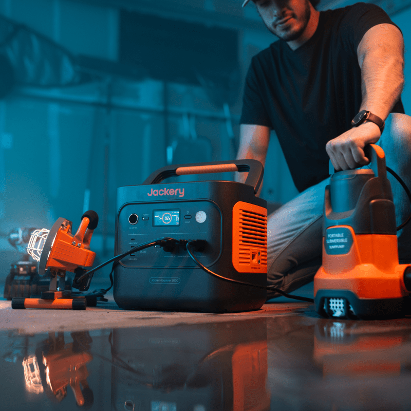 Jackery Explorer 2000 v2 Portable Power Station - 2042Wh LiFePO4 Battery Backup
