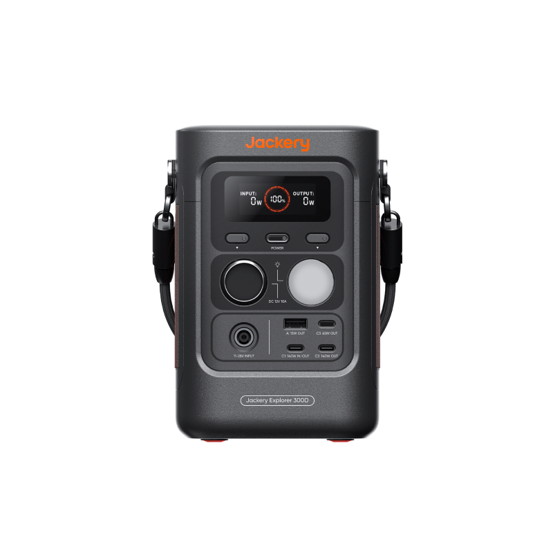 Jackery portable power station on a white background