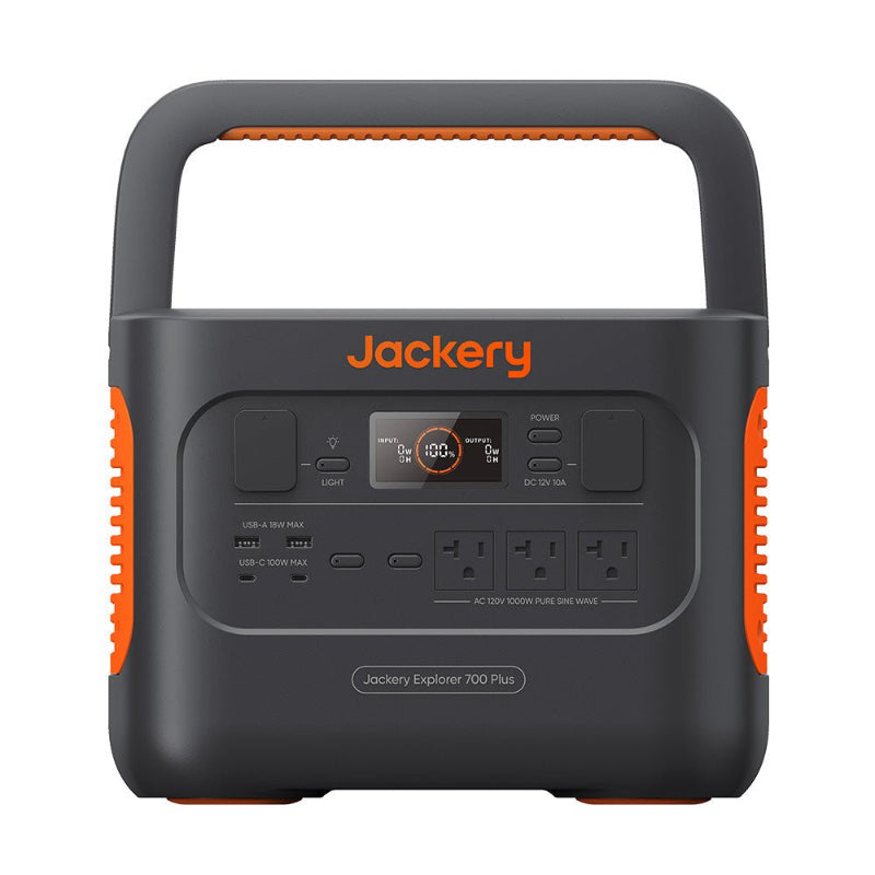 Jackery Explorer 700 Plus Portable Power Station – 680Wh, 1000W