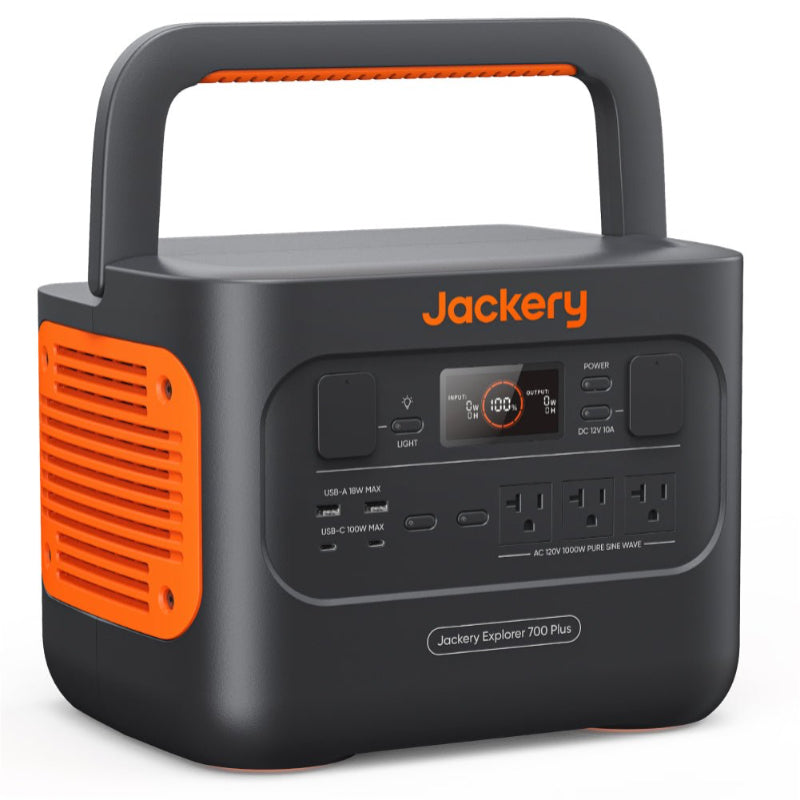 Jackery Explorer 700 Plus Portable Power Station – 680Wh, 1000W