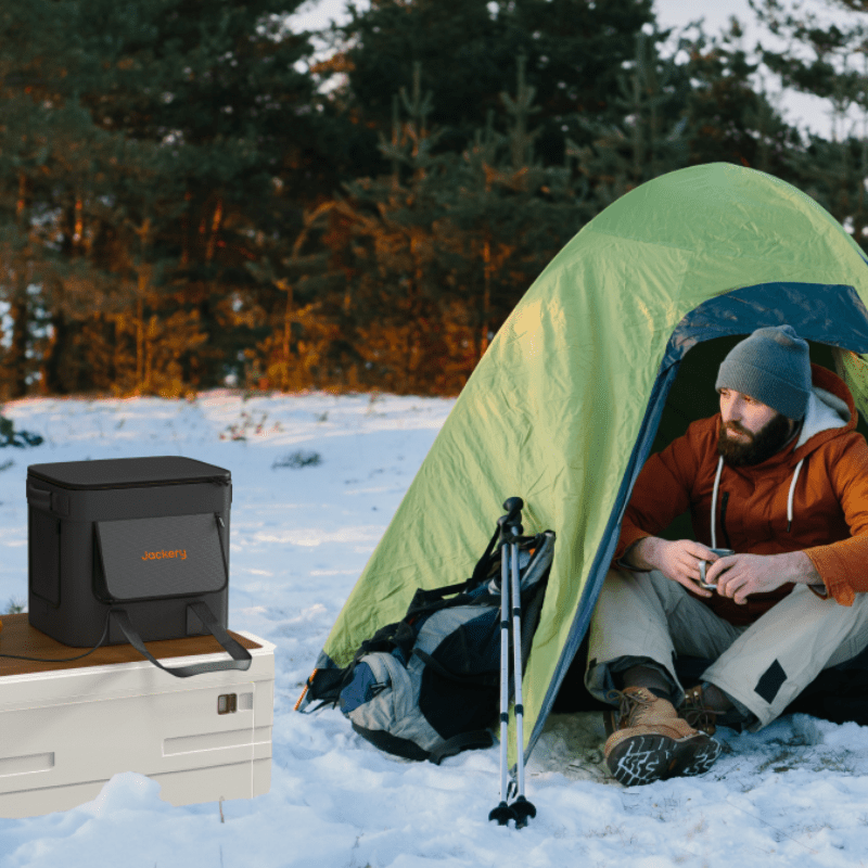 Jackery Extreme Guar Carrying Bag built for tough environments with sturdy handle