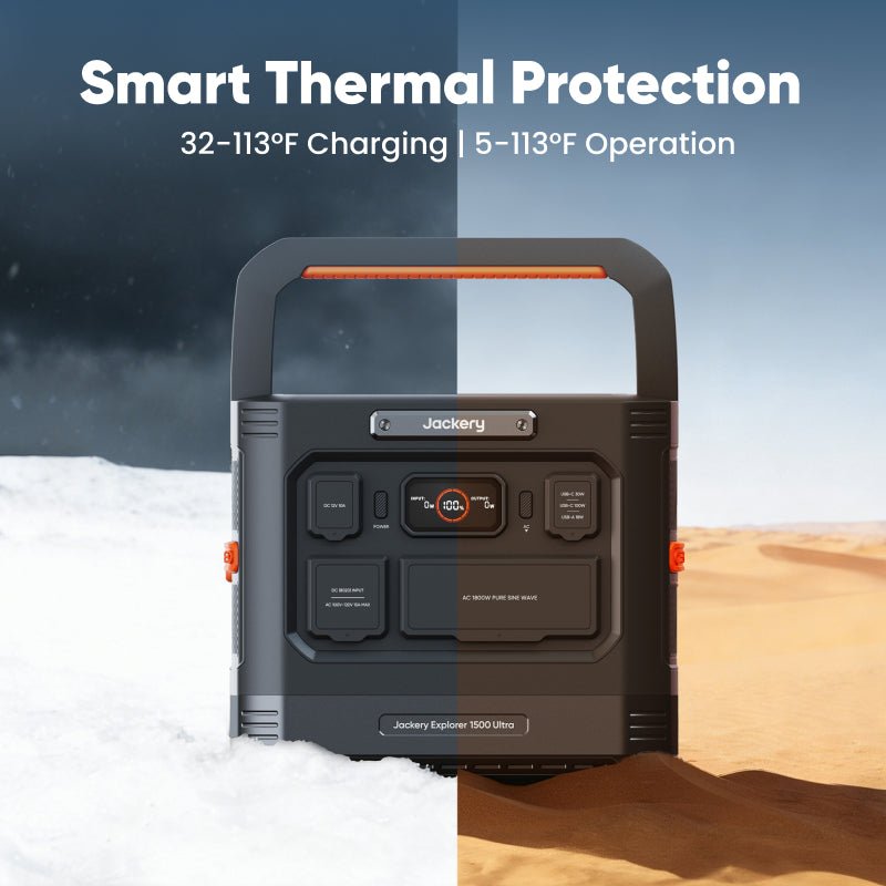 Jackery Solar Generator 1500 Ultra | 1536Wh LiFePO₄ + Solar Panels