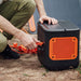 Jackery Solar Panel Connector being plugged into portable power station