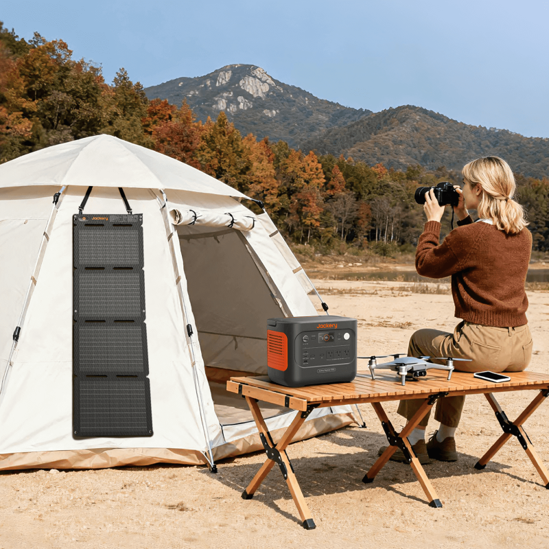 Jackery SolarSaga 40 Air | 40W Ultralight Bifacial Solar Panel