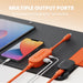 Jackery SolarSaga 40W Mini Solar Panel has multiple output ports for simultaneous charging for two devices