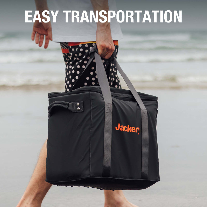 Jackery Upgraded Carrying Case, large, made of 900D fabric material and padded with pear cotton