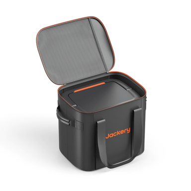 Jackery Upgraded Carrying Case, medium, encased in polyester material, protects power station from dust, scratches and moisture