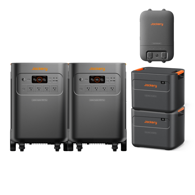 Jackery whole home backup kit 5000 Plus 20kWh system for complete house power