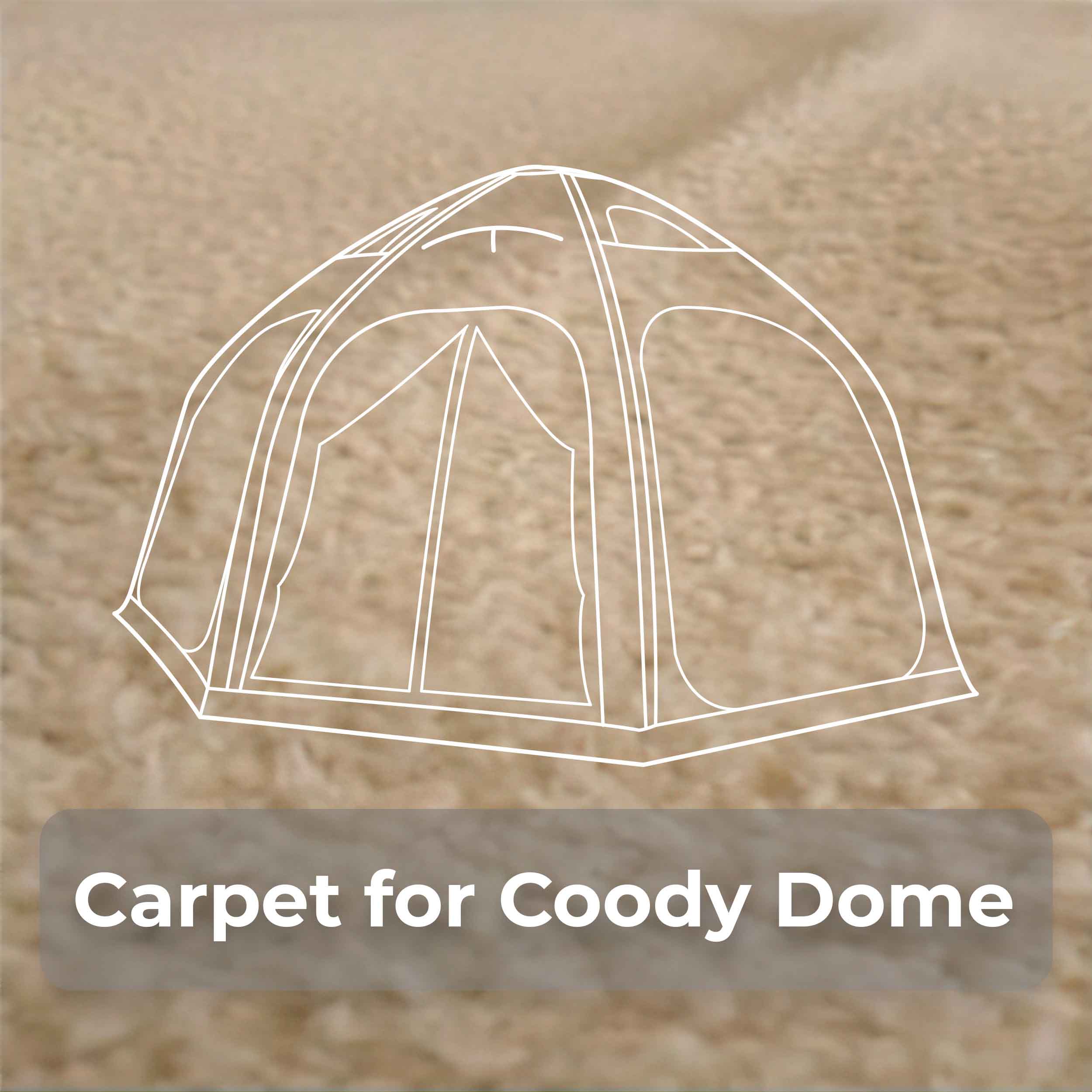 Coody Carpet – Tailored for Coody Aurora Dome (Octopus) Tent Beige
