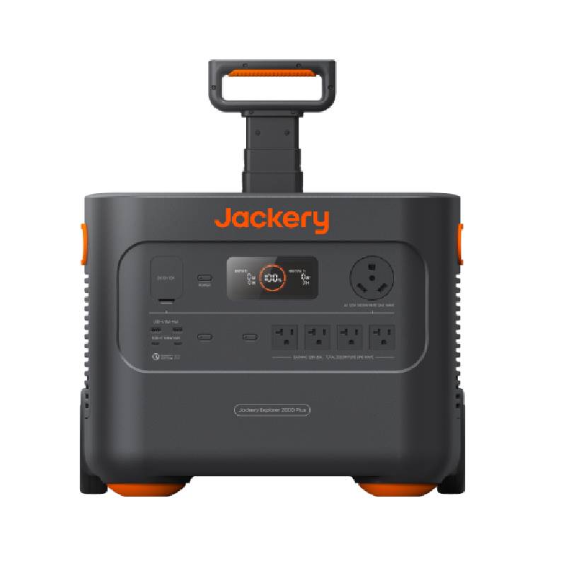 Jackery 2000 Plus portable solar generator for camping and emergencies