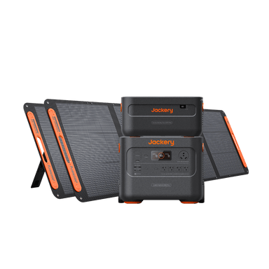 Jackery 2000 Plus solar generator with battery and solar panel expansion options