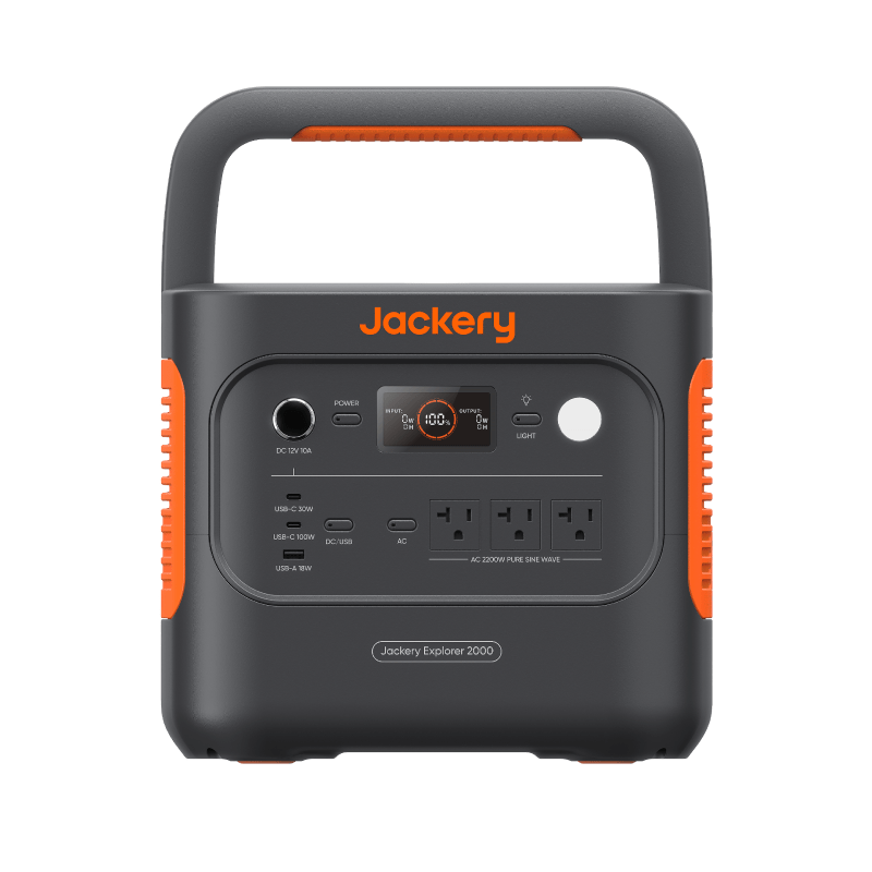 Jackery Explorer 2000 v2 Portable Power Station - 2042Wh LiFePO4 Battery Backup