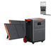 Jackery HomePower 3600 Plus with two SolarSaga 200W solar panels and manual transfer switch connects directly to home circuits