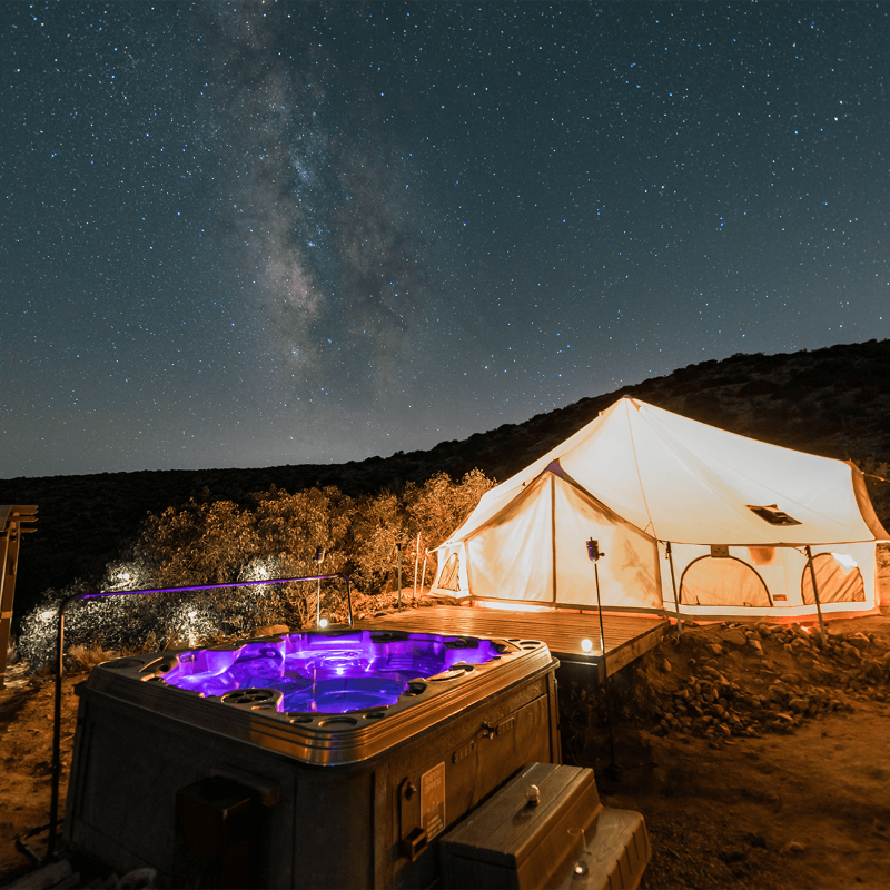 Avalon Optimus Bell Tent 23' - Premium Luxury Canvas Bell Tent