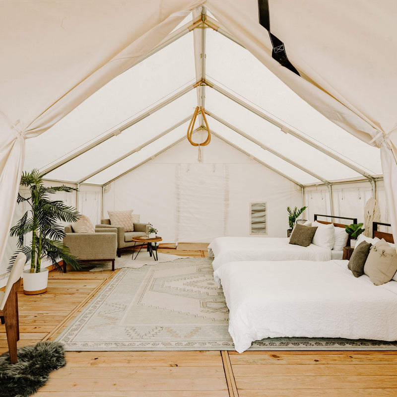 Alpha Pro Wall Tent 14'x16' - Premium 4-Season Canvas Tent with Frame